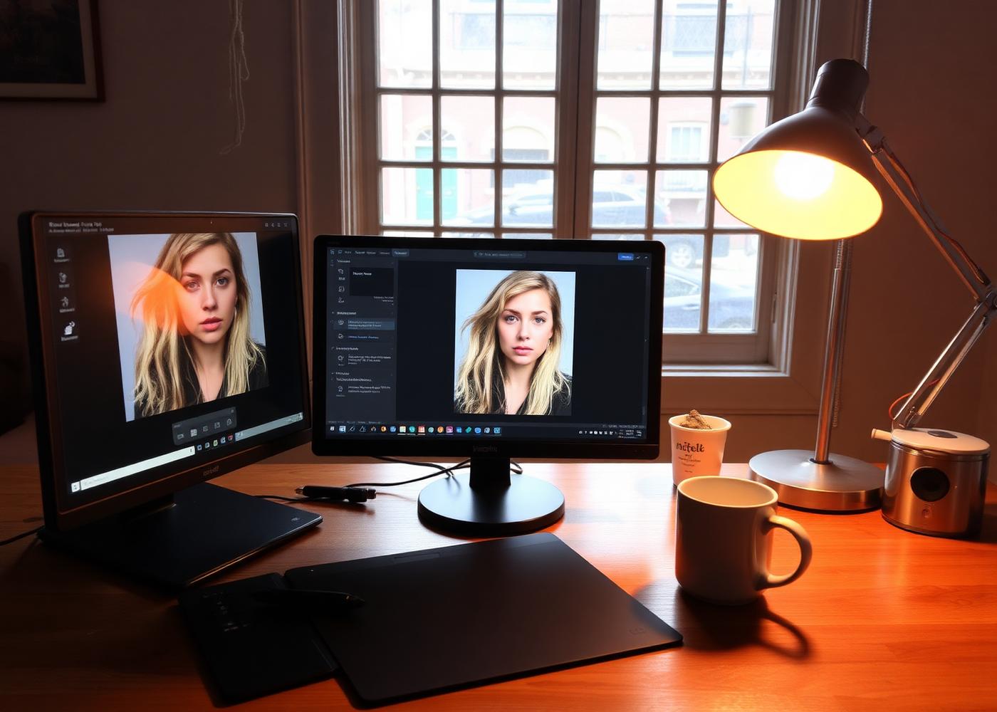 The IDEditServe editing workspace